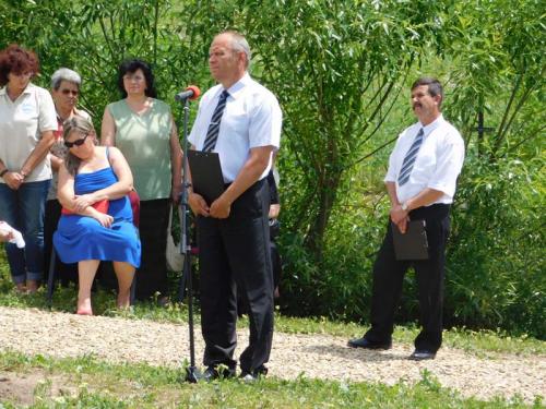 Siklódy Lőrinc kopjafa avató 2015